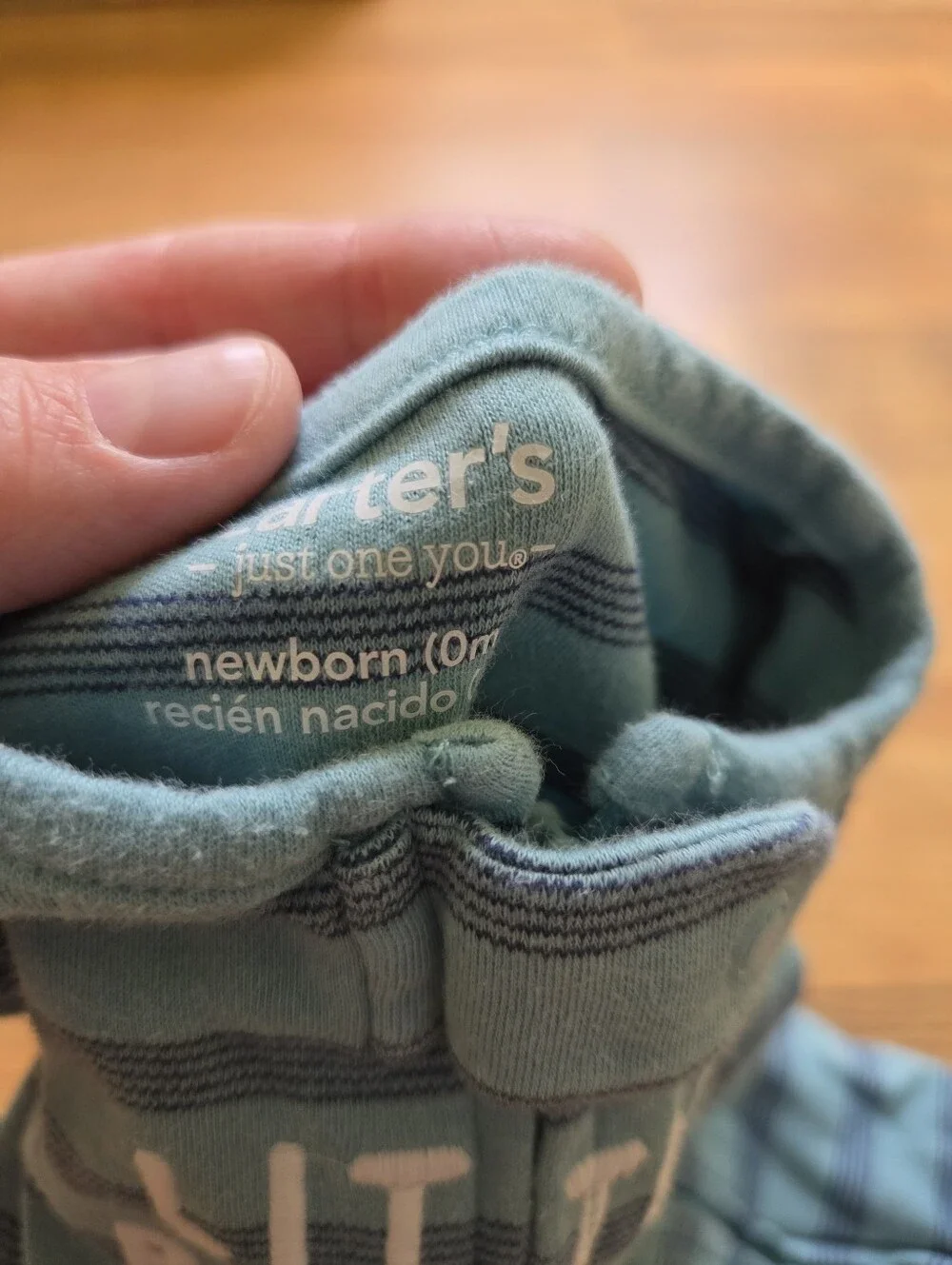 Carter's Newborn Lot - Little Brother, Moose, Stripes, Hoodie, Footie